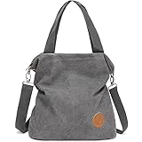 Myhozee Bolsos de Mujer,Bolso Bandolera Mujer Bolso Lona de Hombro Bolso Tote Bolso Shopper Bolso de Mano para...